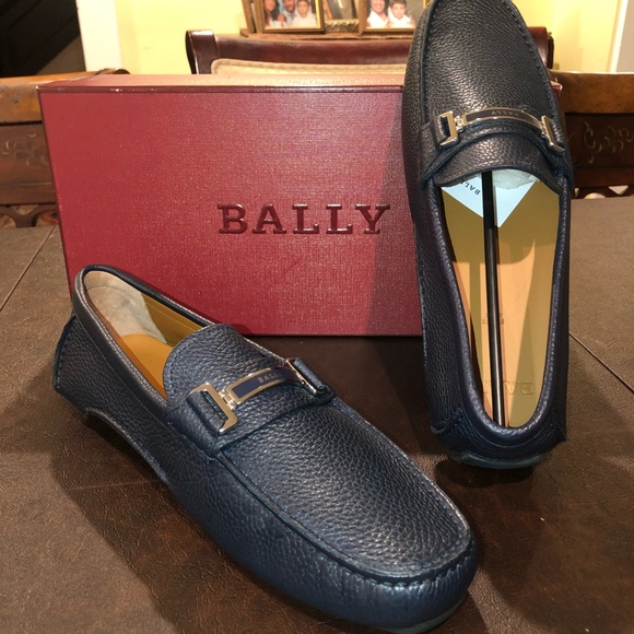 bally drulio leather drivers